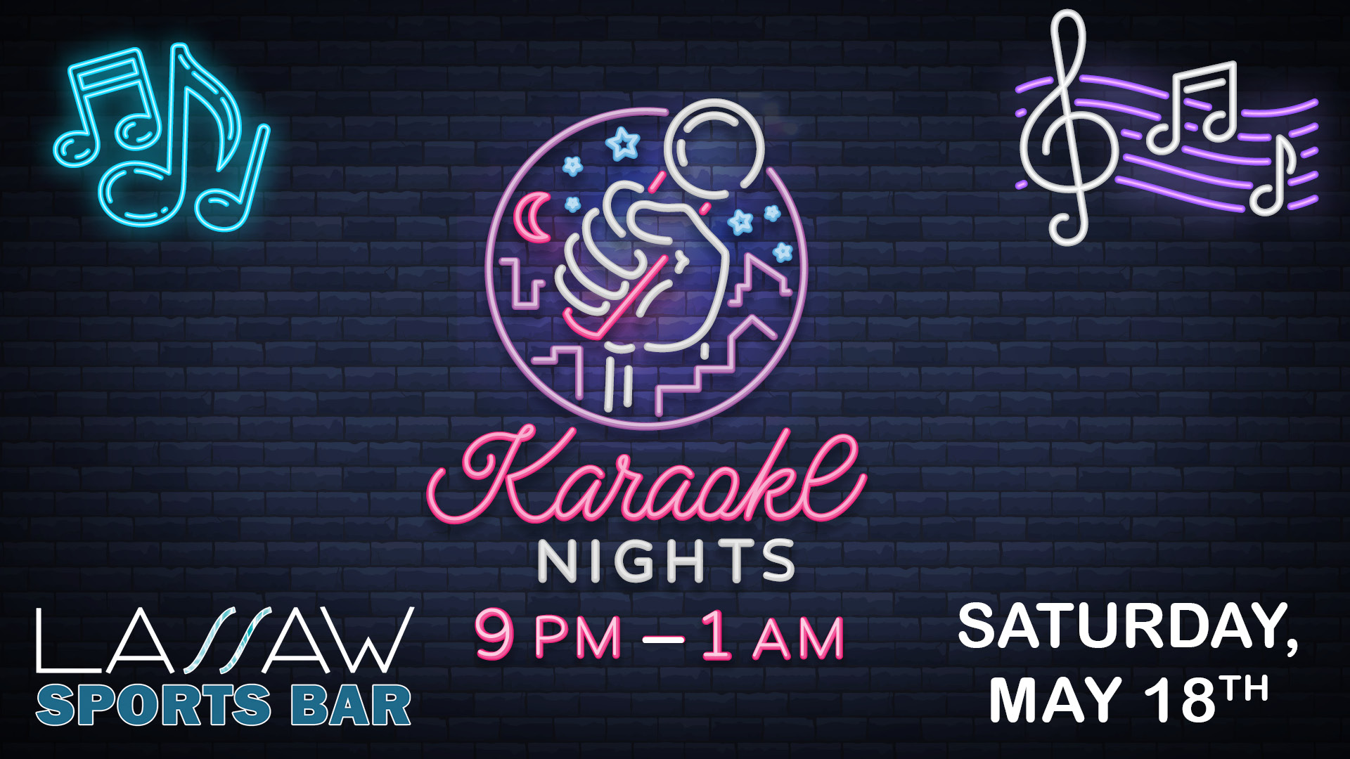 Karaoke night, Karaoke event, Karaoke Saturday night, Karaoke Saturdays, Karaoke at Lassaw, Karaoke at Gray Wolf