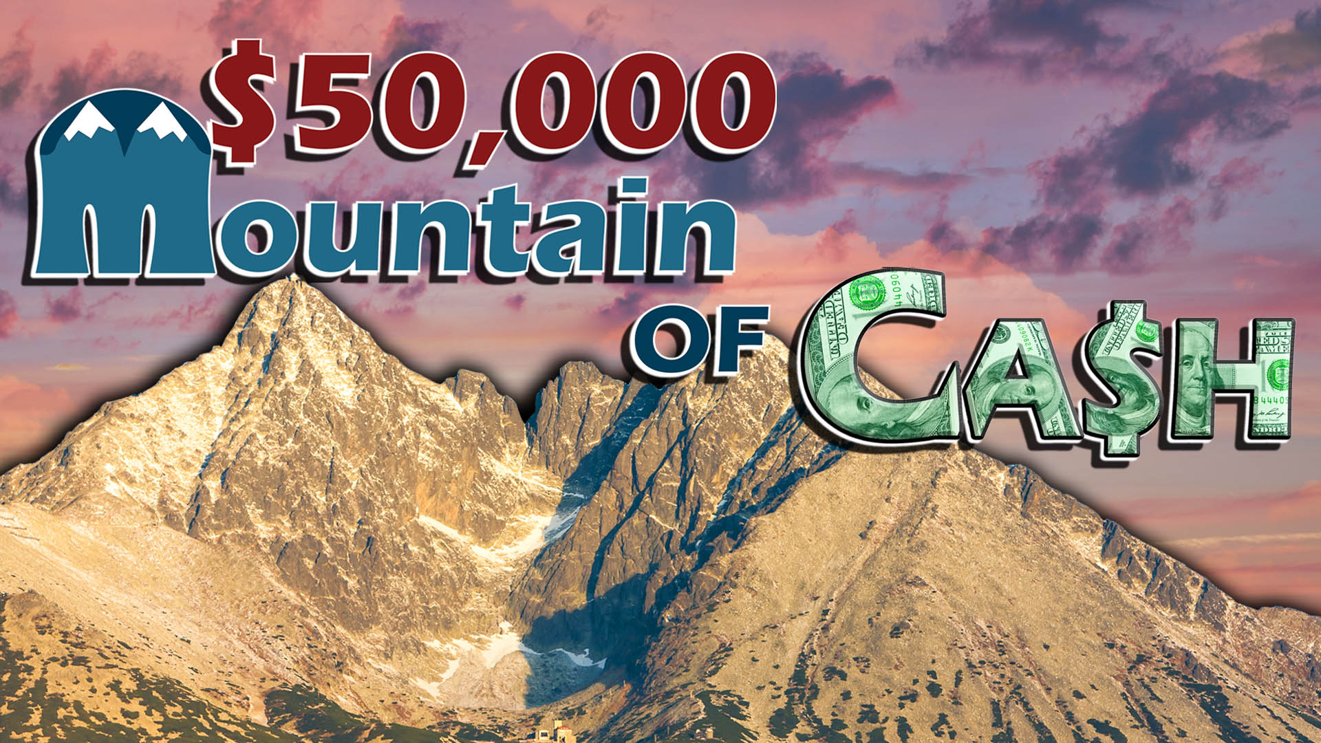 Cash, cash promotion, cash promo, cash giveaway, drawings, earned entry, Gray Wolf Peak Casino, Gray Wolf Peak, 50000, $50,000, Mountain, Mountains of Cash, Mountain of Cash