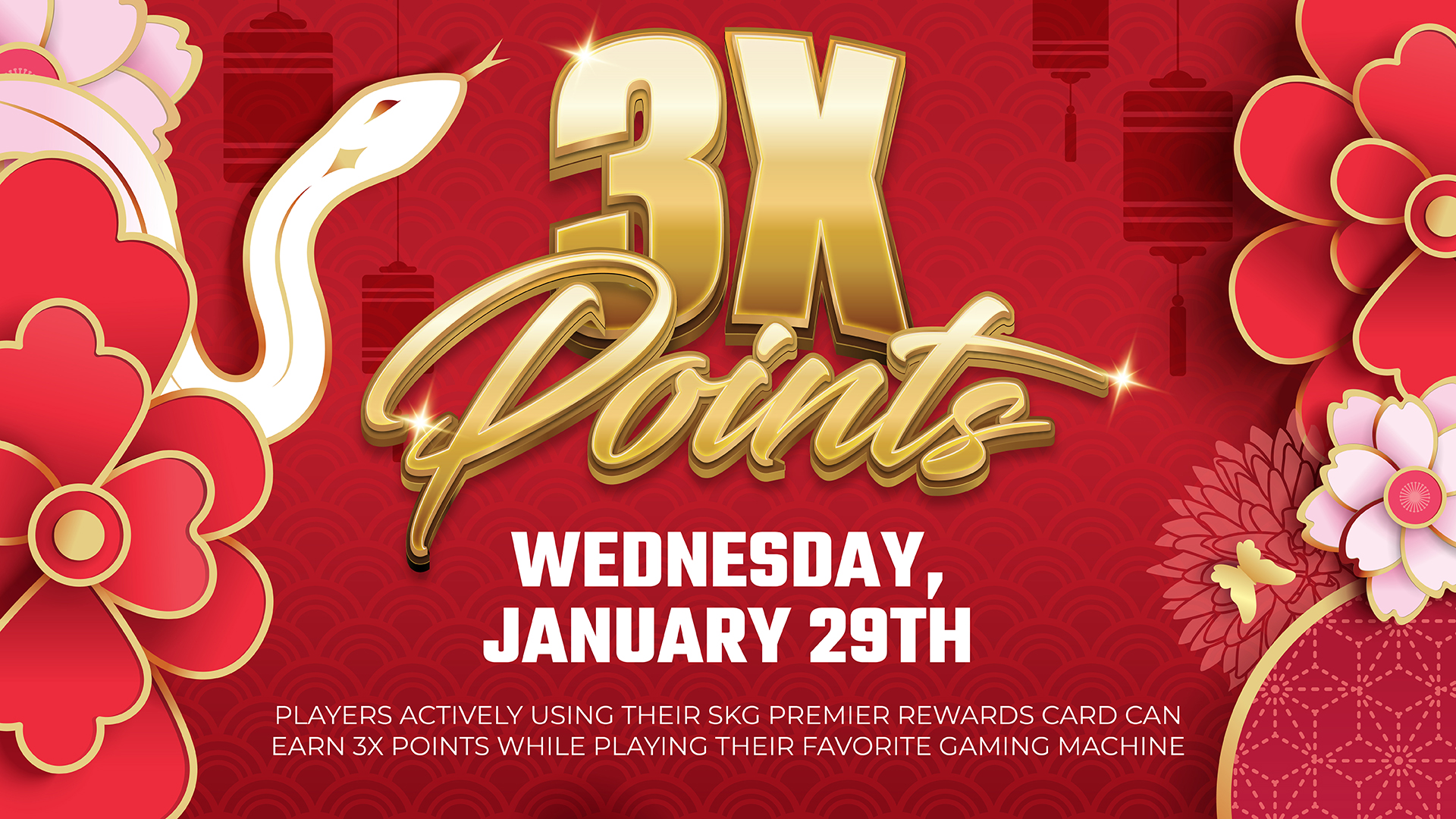 3X Points, Chinese New Year, Triple Points, Triple Points Promotion