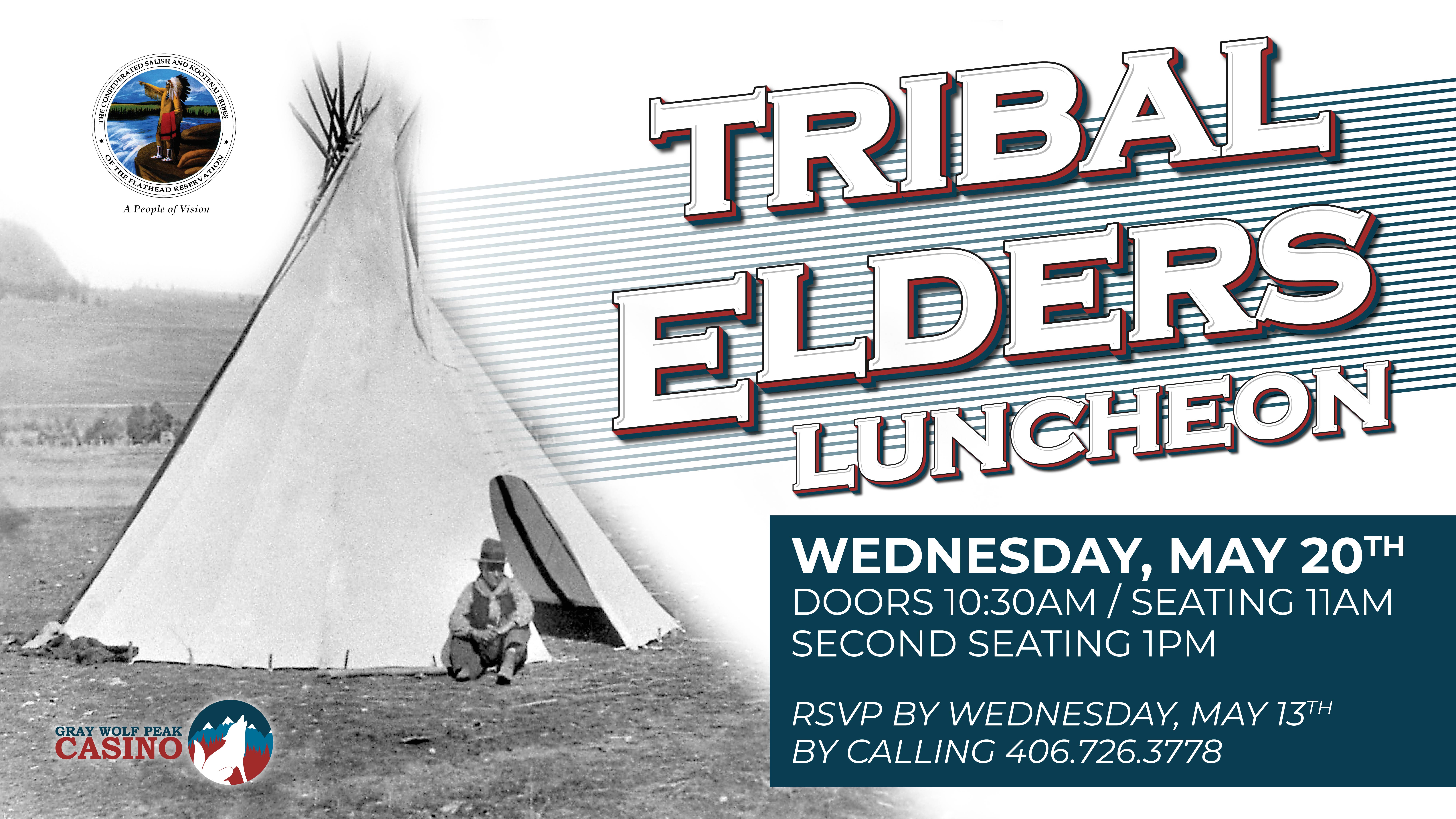 Tribal Elders Luncheon at Gray Wolf Peak Casino