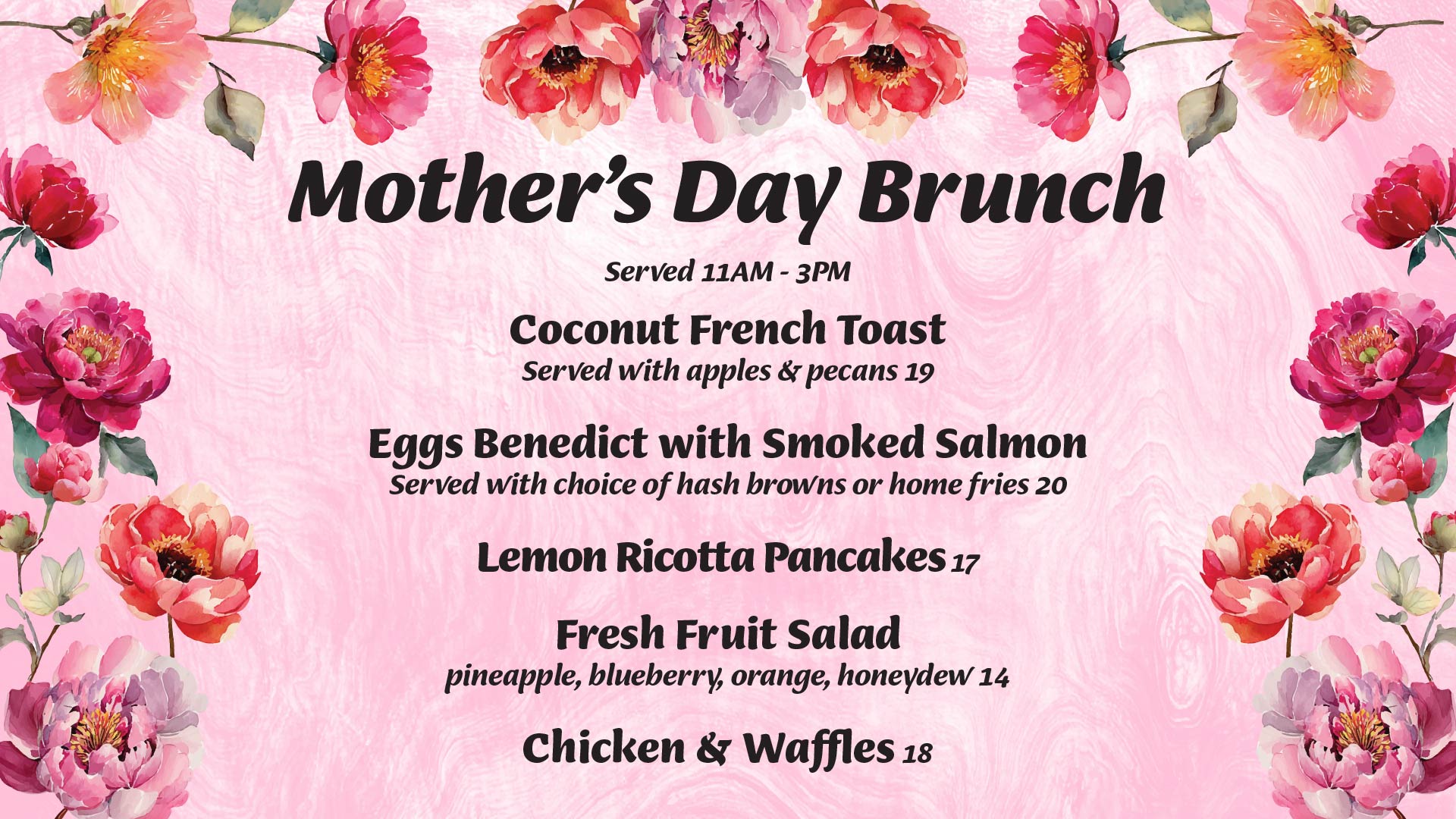 Mother's Day Brunch at Lassaw